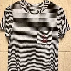 Mickey Mouse stripped t shirt